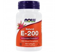 Natural Vitamin E 200 100 caps Now