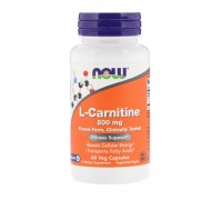 L Carnitine 500mg 60 caps Now
