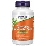 Turmeric Curcumin Gels 60 caps Now