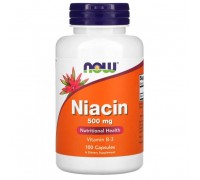 Vitamin B3 Niacin 500mg 100 caps Now