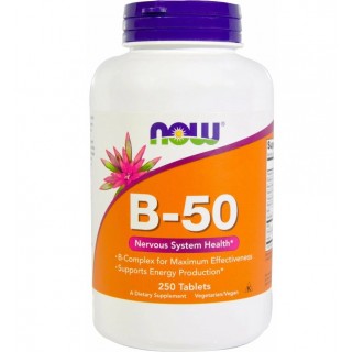 Vitamin B 50 Complex 250 tabs Now