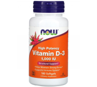 Vitamin D3 1000 IU 180 caps Now