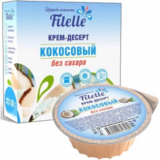 Крем Десерт Кокосовый без сахара 100 г