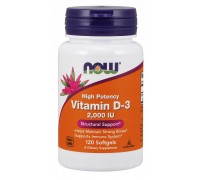 Vitamin D3 2000 IU 30 caps Now