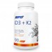 Mineral Calcium Vitamins D3 K2 90 tabs Sfd