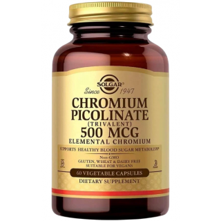 Chromium Picolinate 500mcg 60 caps Solg