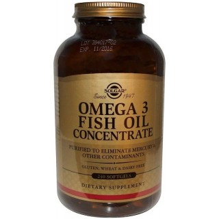 Omega 3 Fish Oil Concentrate 1000mg 240 caps Solg