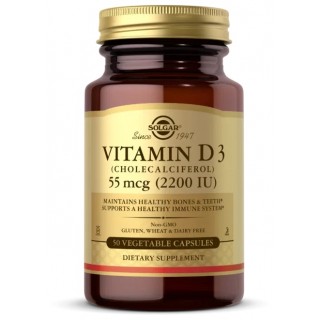 Vitamin D3 Cholecalciferol 55mcg 2200 IU 50 caps
