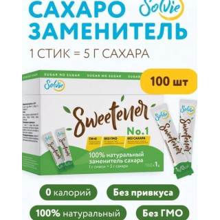 100 Заменитель Сахара Sweetener Стики 100 шт 100 гр