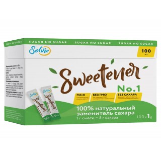 100 Заменитель Сахара Sweetener Стики 100 шт 100 гр